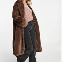 Cappotto in pelliccia NERO