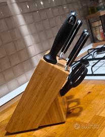 Set coltelli ZWILLING Professional S + ceppo bambù