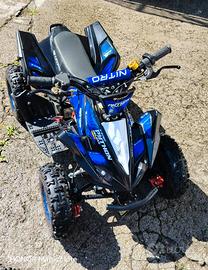 MINI QUAD NITRO 50CC  con CASCO da cross