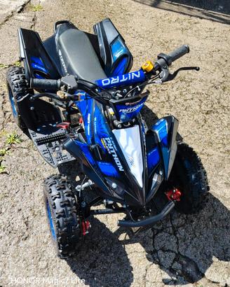 MINI QUAD NITRO 50CC  con CASCO da cross