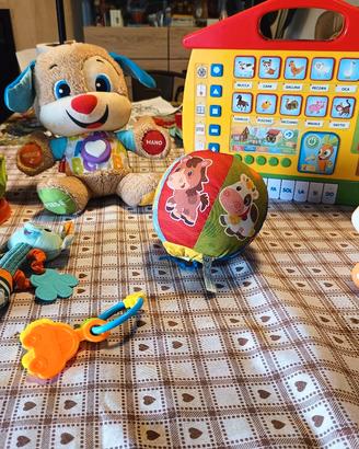 lotto giochi bambino Clementoni chicco Fisher pric