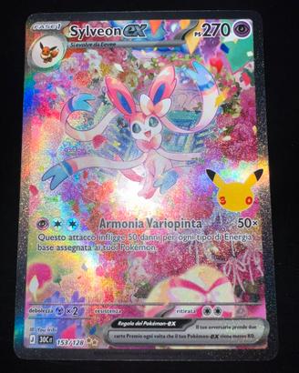 Sylveon ex 30 anniversario pokemon
