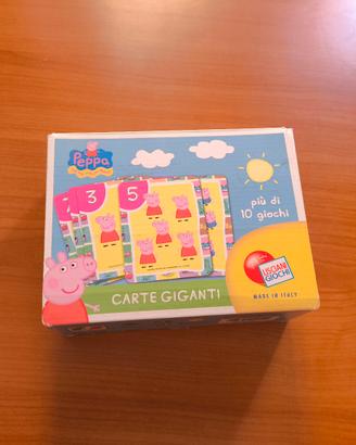 Peppa Pig Carte Giganti Lisciani 10 giochi