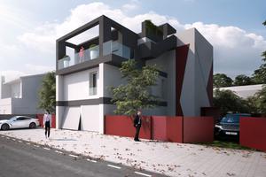 Bifamiliare orizzontale con giardino