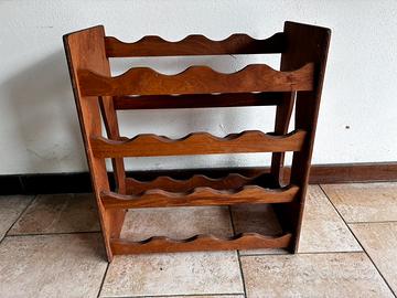 Cantinetta porta bottiglie in legno