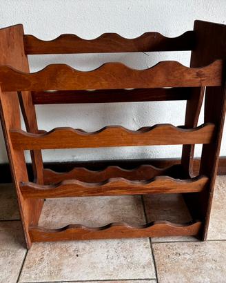 Cantinetta porta bottiglie in legno