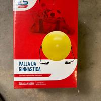 Palla da ginnastica con elastici