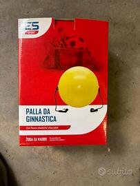 Palla da ginnastica con elastici