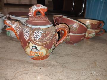 Servizio da tè Giapponese Antico - Stile Satsuma M