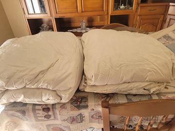 2 piumoni e 4 copripiumini