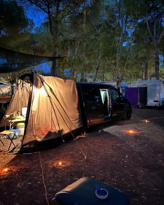 Veranda posteriore Outwell Sandcrest S per minivan