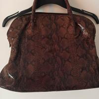 Borsa in pelle di pitone 