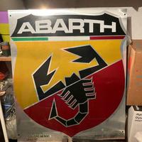 poster alluminio logo Abarth