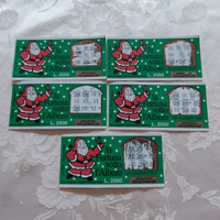 N.5 biglietti " La Fortuna sotto l' albero " 1994