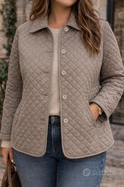 Giacca trapuntata mezza stagione tg. 56