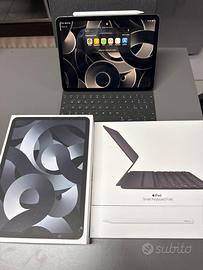 Ipad air 5gen m1 64giga wifi con smart folio