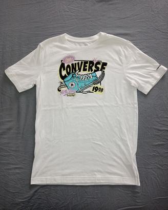 T-shirt bianca Converse 