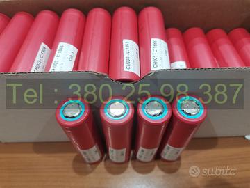 40 pezzi SANYO BATTERIE 18650 1900mah