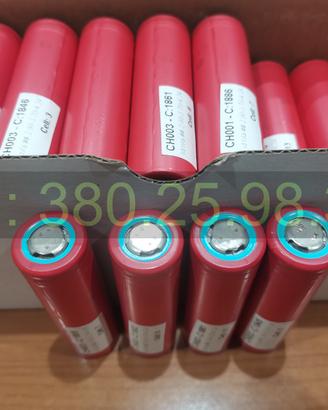 40 pezzi SANYO BATTERIE 18650 1900mah