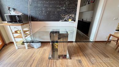 TAVOLO MODERNO IN VETRO