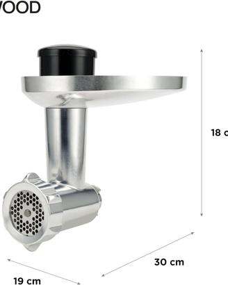 accessorio tritacarne per planetaria kenwood 