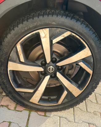 Cambio cerchi 19 con dei 17 Nissan quashai