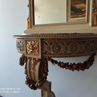 Consolle con specchio originale