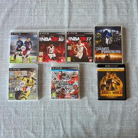 Lotto PS3 - 5 Giochi + Film 4K Jurassic World