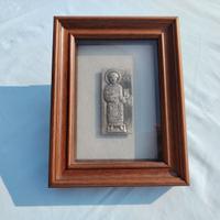 Quadro effige argento San Donato