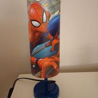 lampada abatjour spiderman