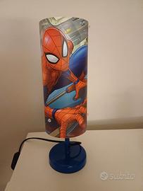lampada abatjour spiderman