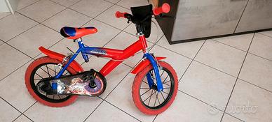 bicicletta da 16 spiderman 