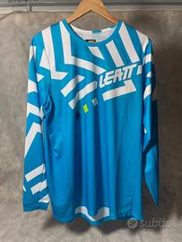 Leatt maglia cross/enduro M NUOVA azzurra