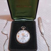 Orologio da tasca Waltham massonico disco secondi