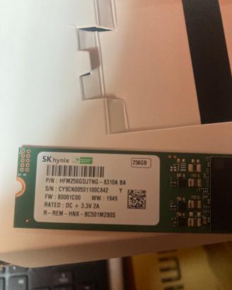 Memoria ssd 256gb