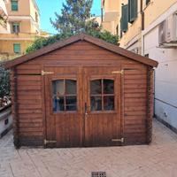 Casetta in legno da giardino 3x3 metri