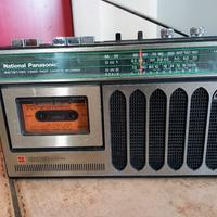 radio registratore cassette National Panasonic 