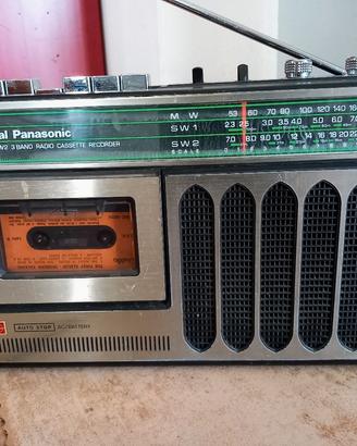 radio registratore cassette National Panasonic 