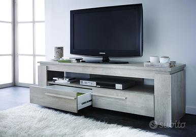 Mobile TV e Tavolino Demeyere 140x42x47 Grigio