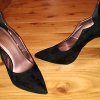 Scarpe con tacco camoscio Pittarello n'36