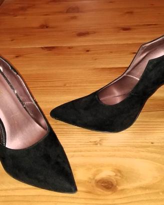 Scarpe con tacco camoscio Pittarello n'36