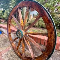 Ruota di carretto siciliano autentica