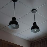 lampadari neri molto carini pari al nuovo 