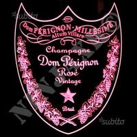 Vaso Bottiglia vuota Dom Perignon Rosè Luminous