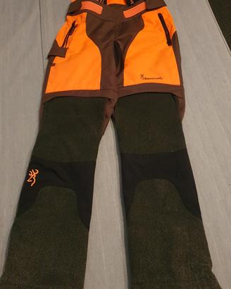 pantaloni browning traker pro orange/green
