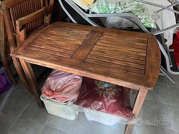 Tavolo da giardino Teak