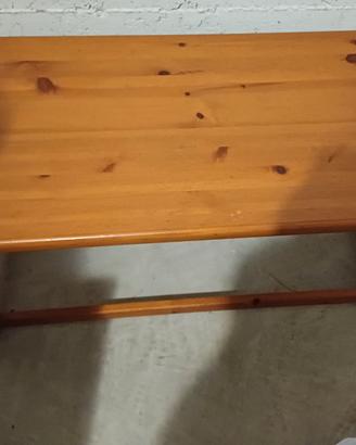 Tavolino da caffè in legno di pino massello