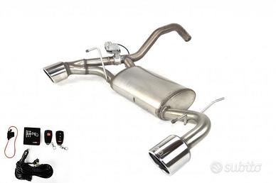 SCARICO DUPLEX INOX CON VALVOLA 500/595 ABARTH