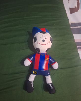 Peluche Mascotte n 10 FC barcellona ' originale