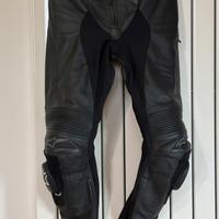 Pantaloni moto in pelle Alpinestar Missile v2